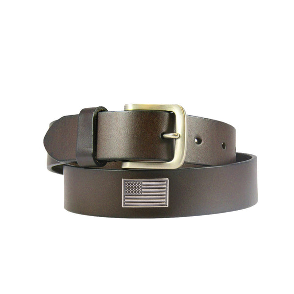 USA Flag Concho Belts BOLPK-USFG-BRW