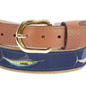 Billfish Slam Ribbon Belts BTR4NV-BFSLAM-BUF