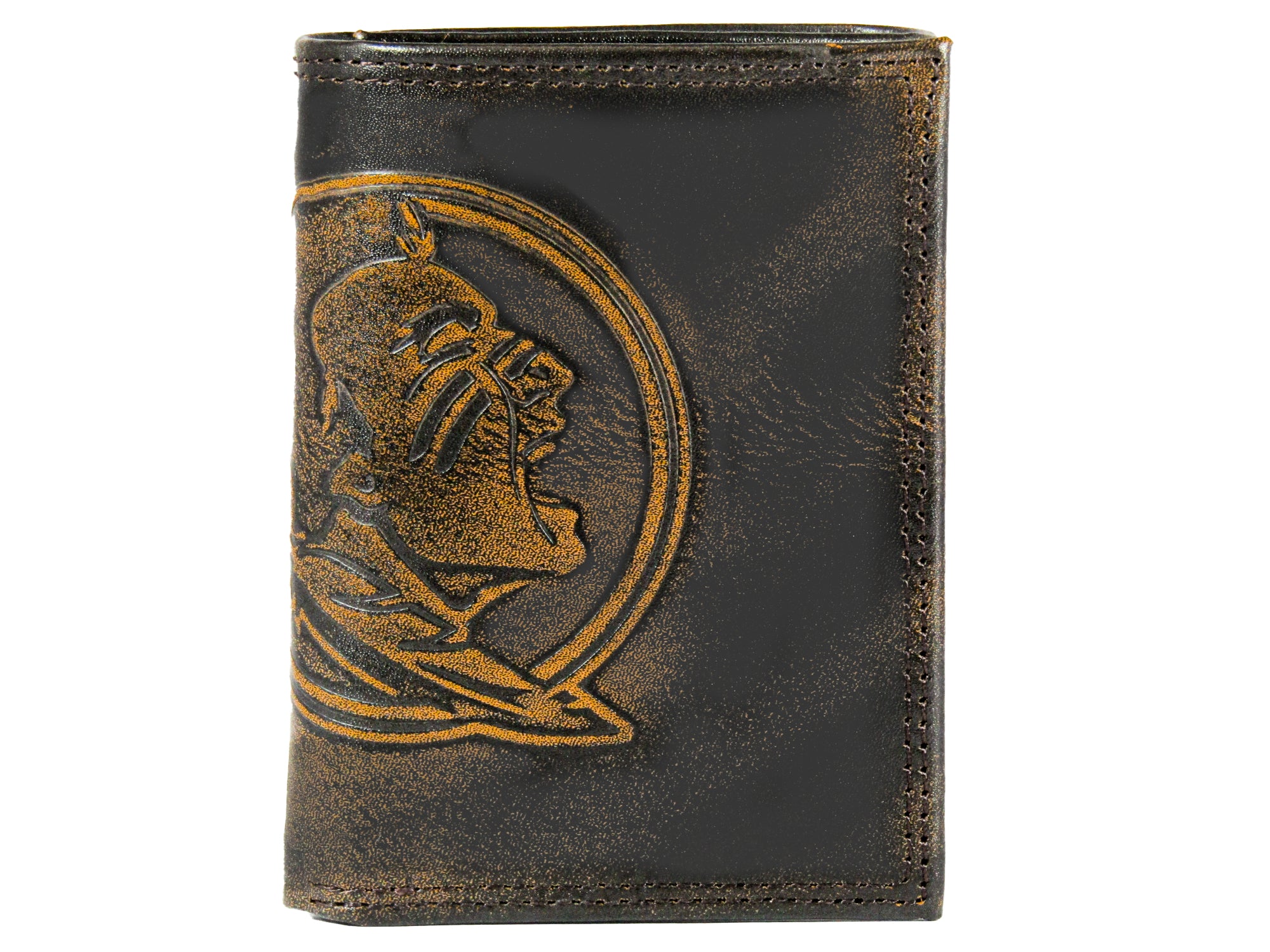 Florida State Seminoles Burnished Leather Trifold Wallet