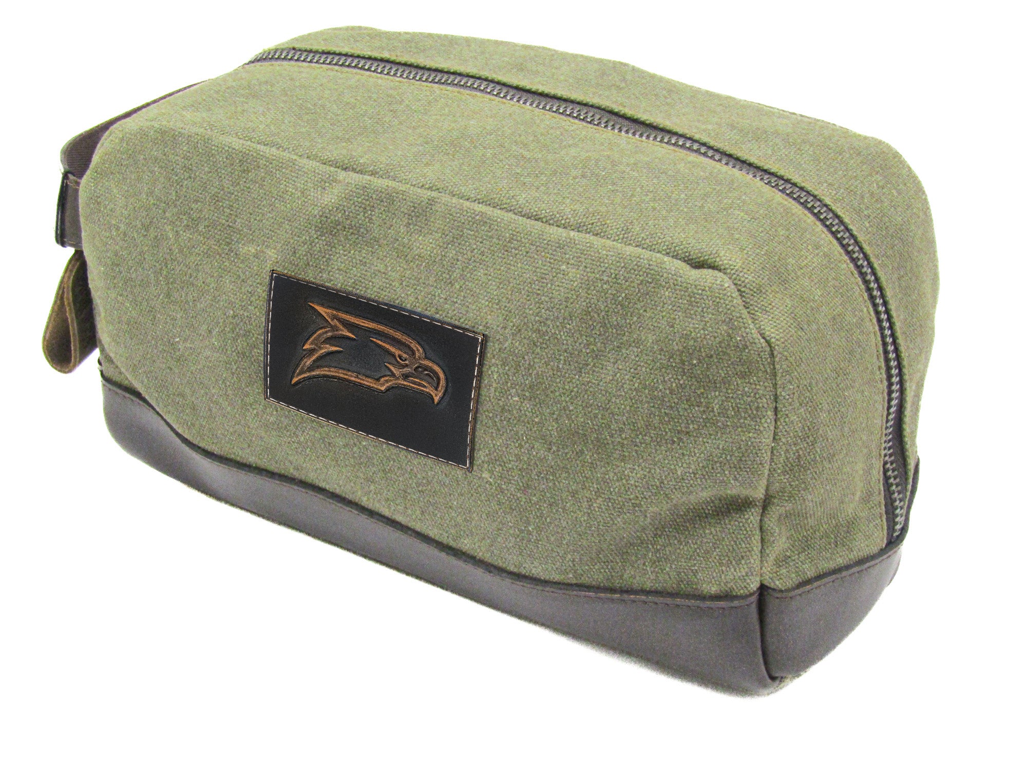 Georgia Southern Eagles Waxed Canvas Toiletry Dopp Bag