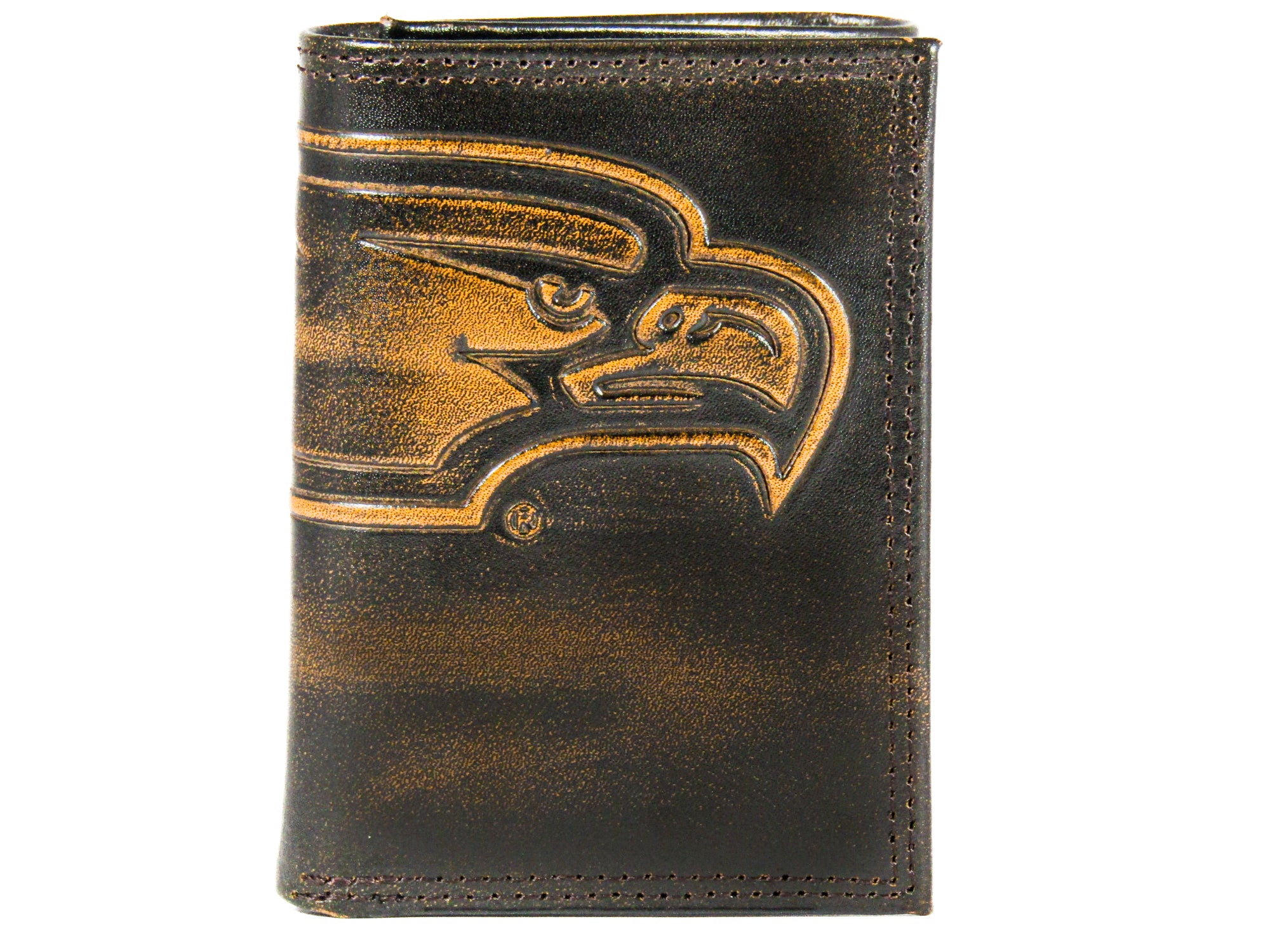 Georgia Southern Eagles Burnished Leather Trifold Wallet