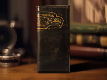 Georgia Southern Eagles Burnished Leather Secretary Wallet