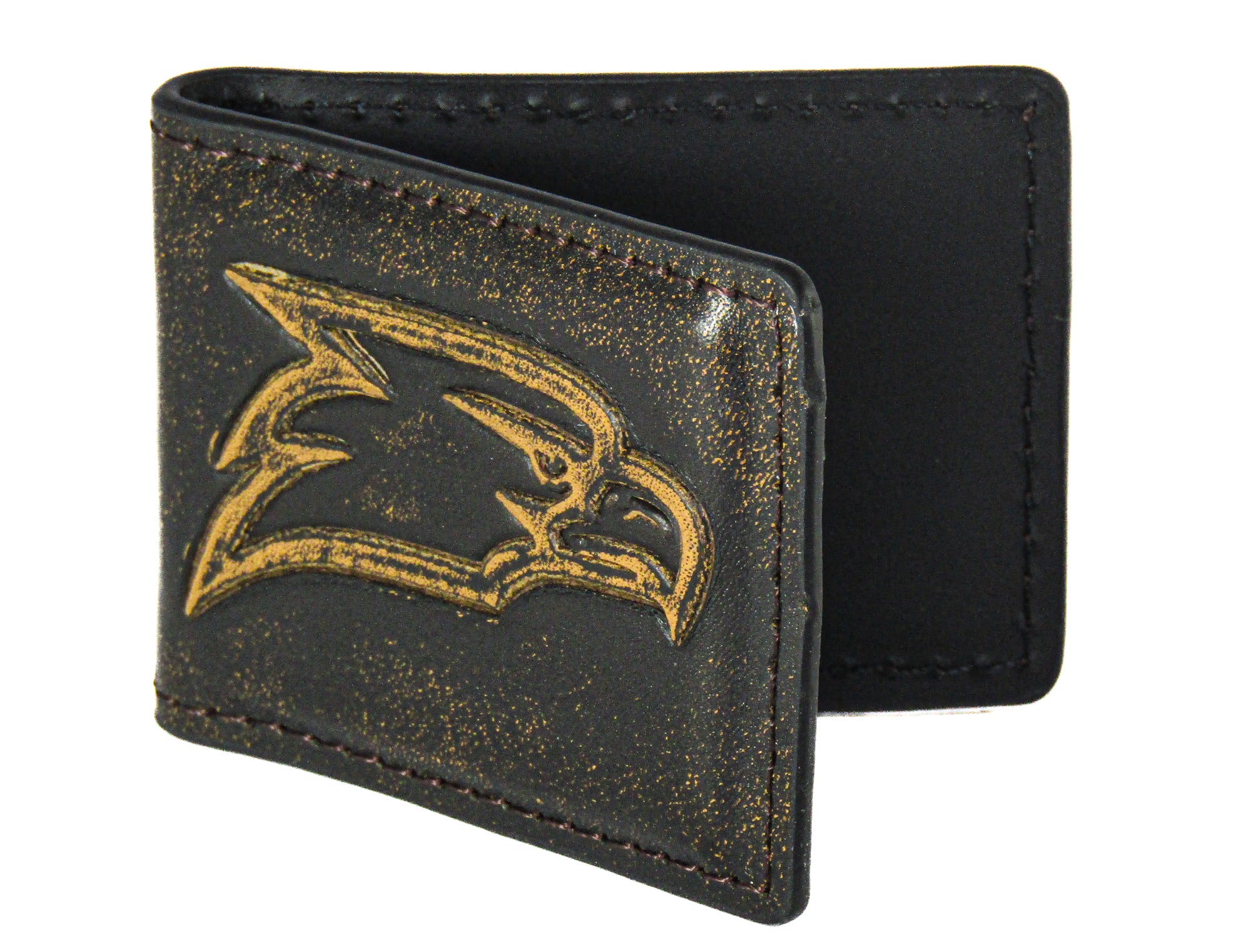 Georgia Southern Eagles Burnished Leather Money Clip