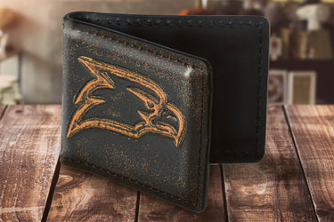 Georgia Southern Eagles Burnished Leather Money Clip