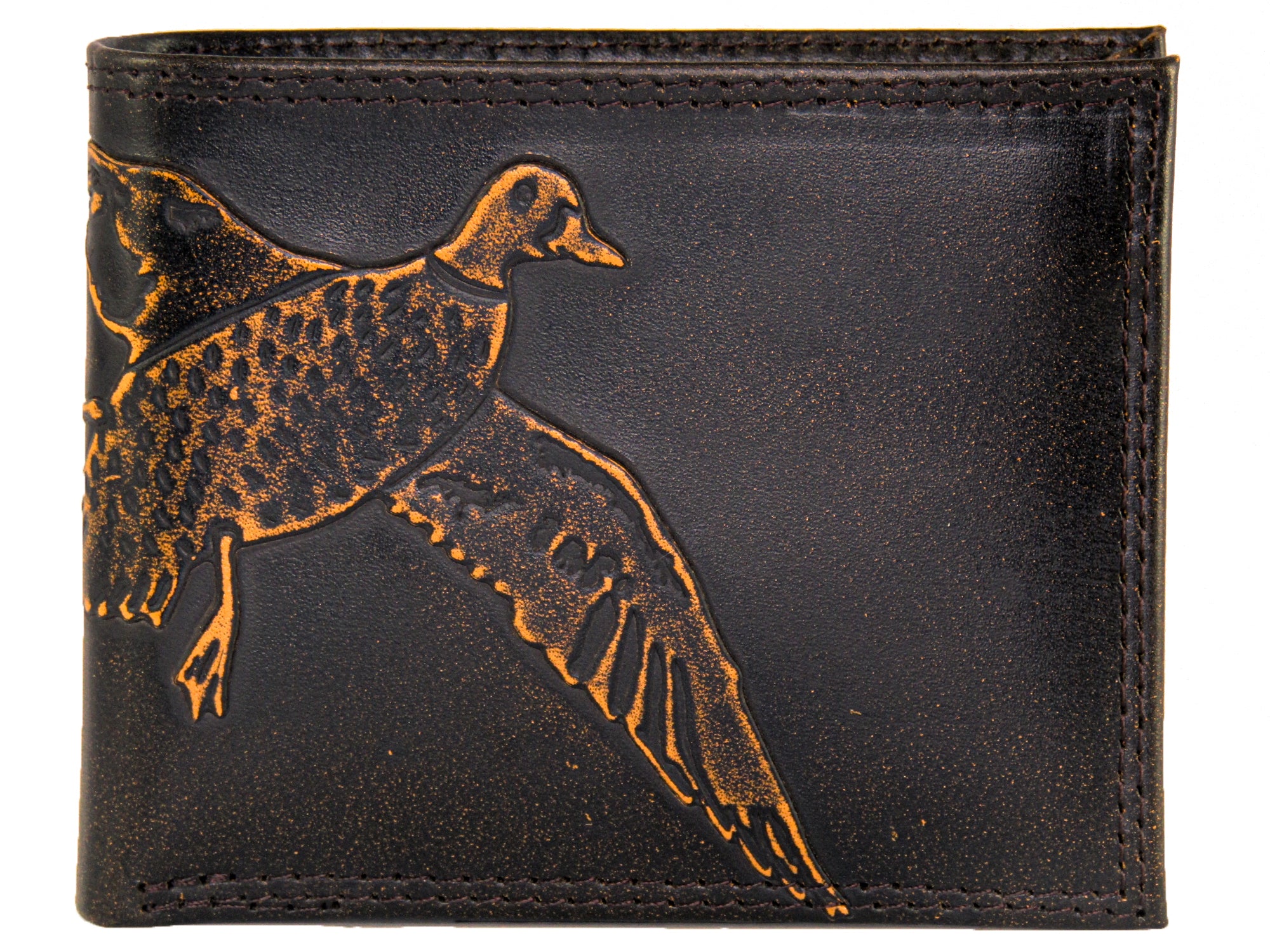 Mallard Burnished Leather Bifold Wallet