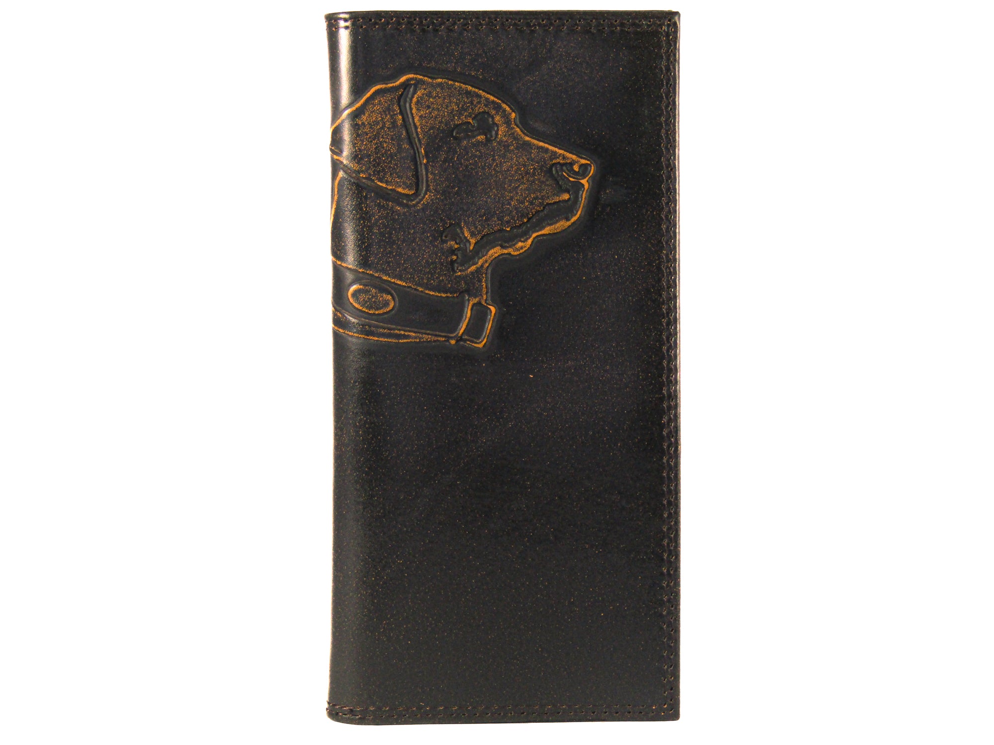 Lab Burnished Leather Secretary Wallet