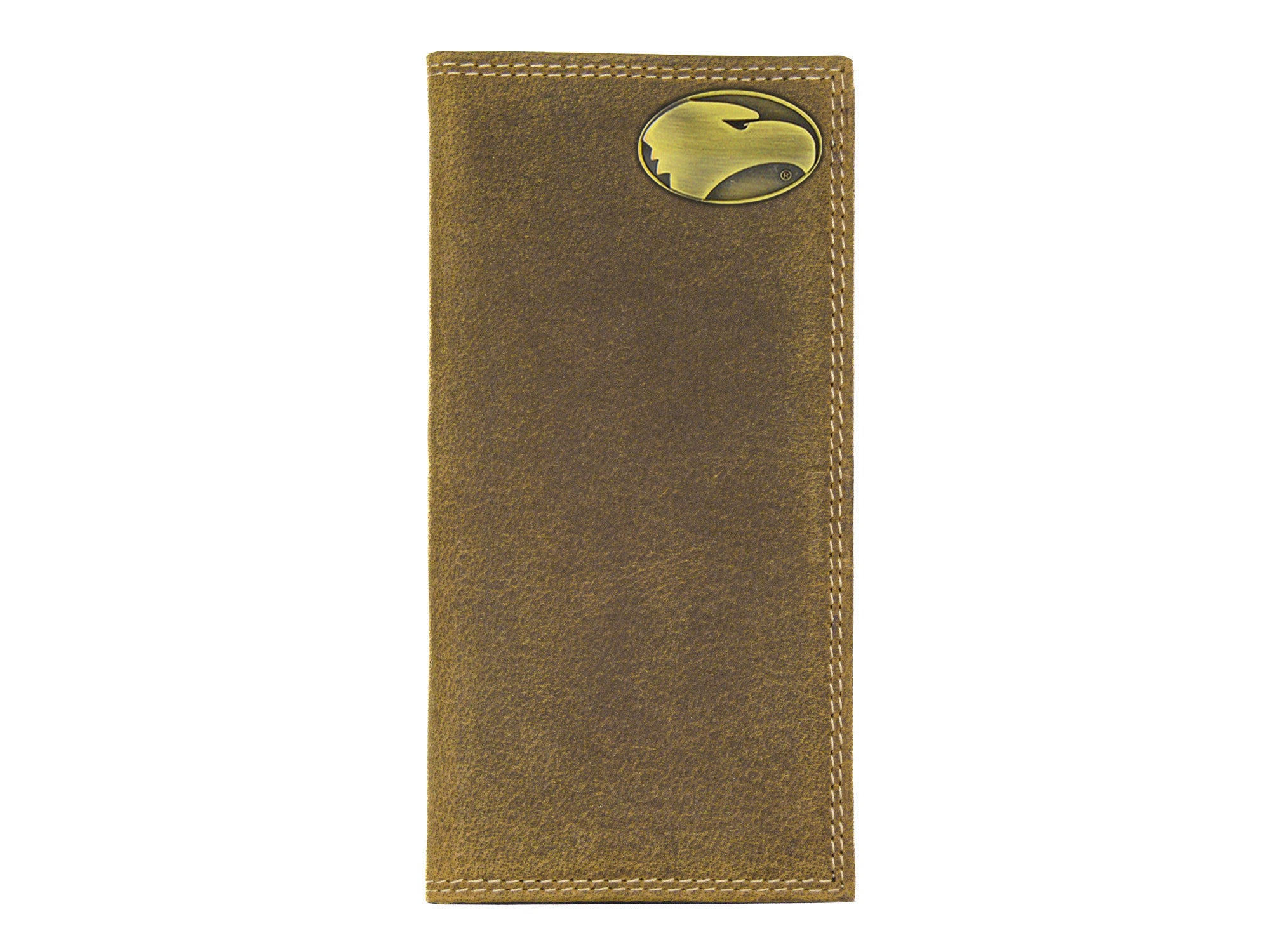 Georgia Southern Eagles Vintage Tan Leather Secretary Wallet