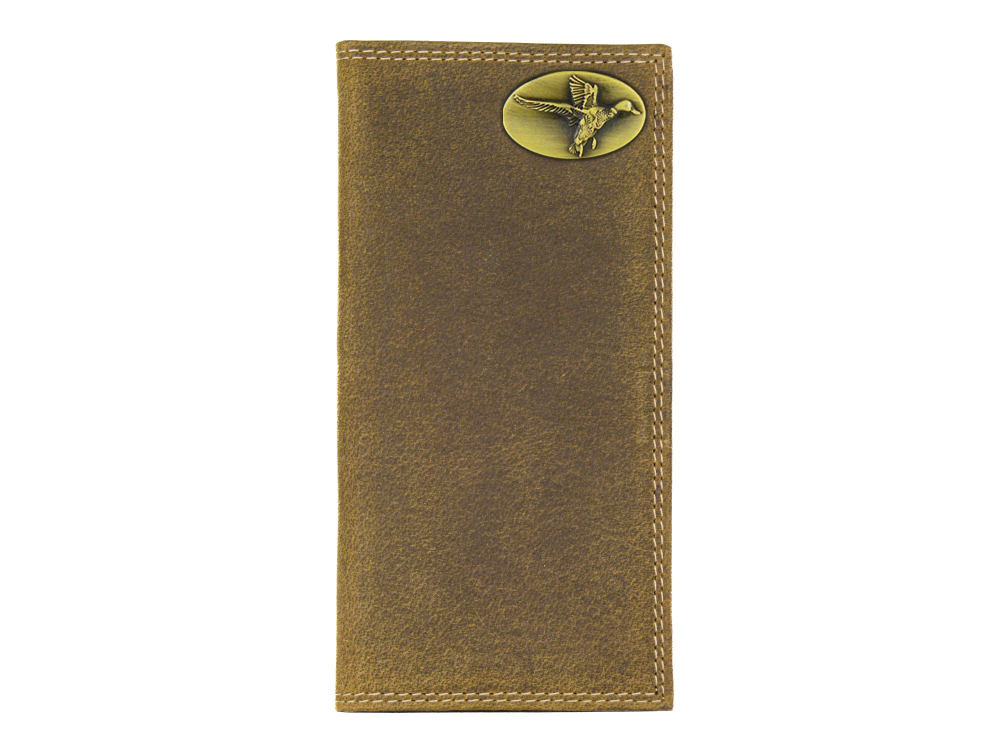 Mallard Vintage Tan Leather Secretary Wallet