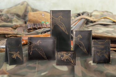 Mallard Burnished Leather Money Clip