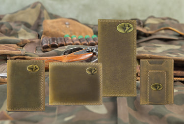 Mallard Vintage Tan Leather Bifold Wallet