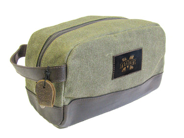 Mississippi State Bulldogs Waxed Canvas Toiletry Dopp Bag