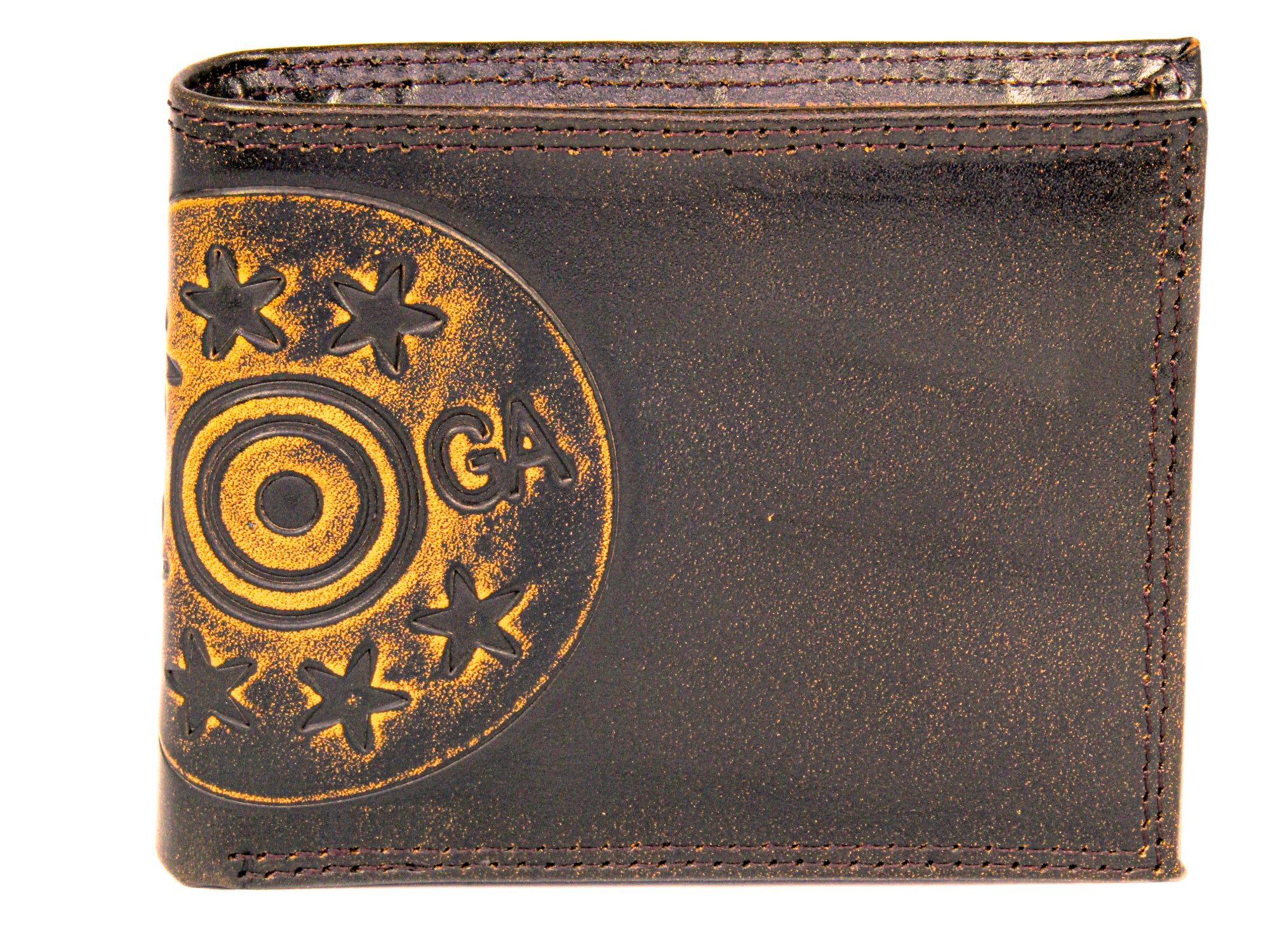 Shotshell Burnished Leather Bifold Wallet