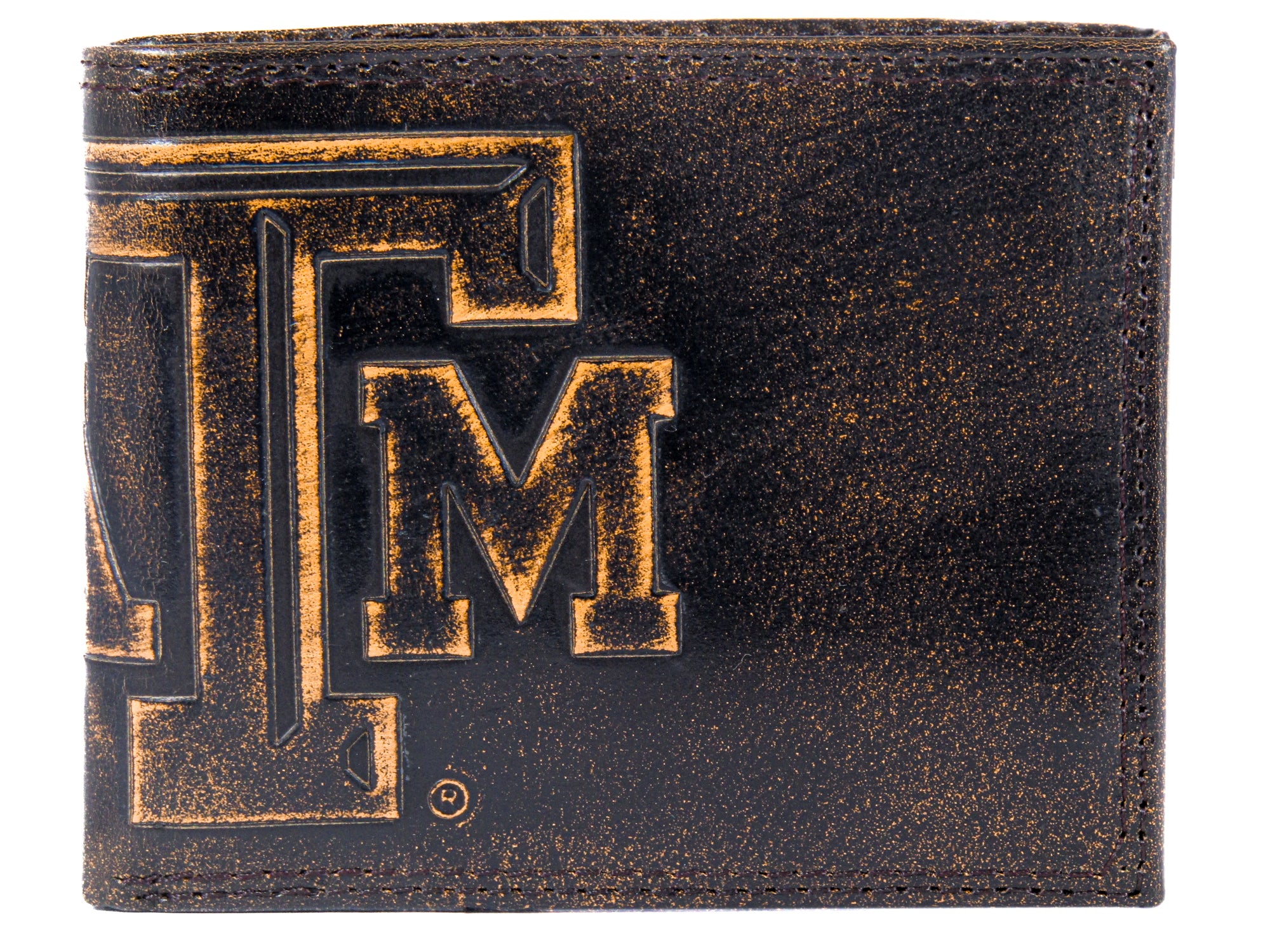 Texas A&M Aggies Burnished Leather Bifold Wallet