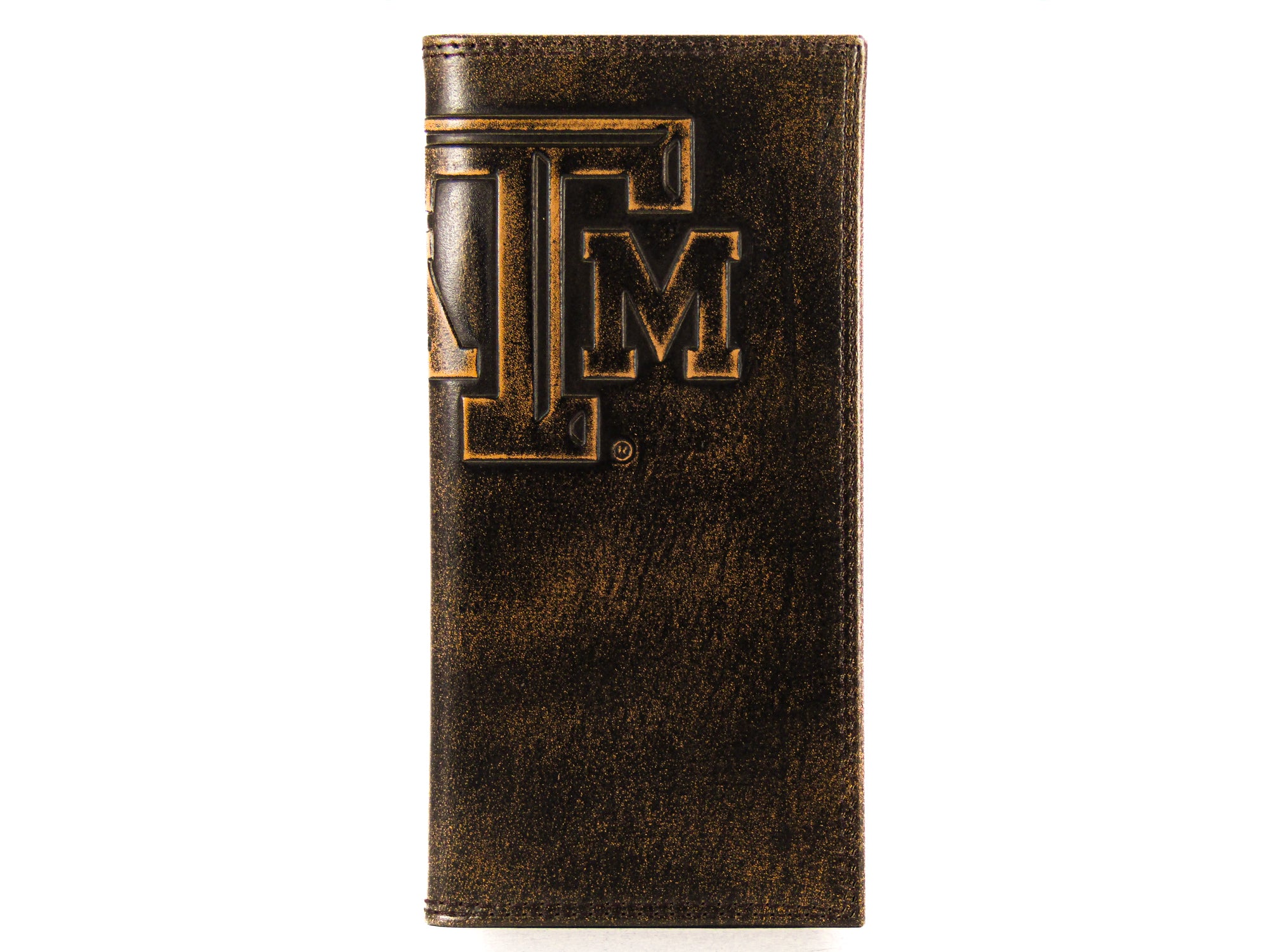 Texas A&M Aggies Burnished Leather Secretary Wallet