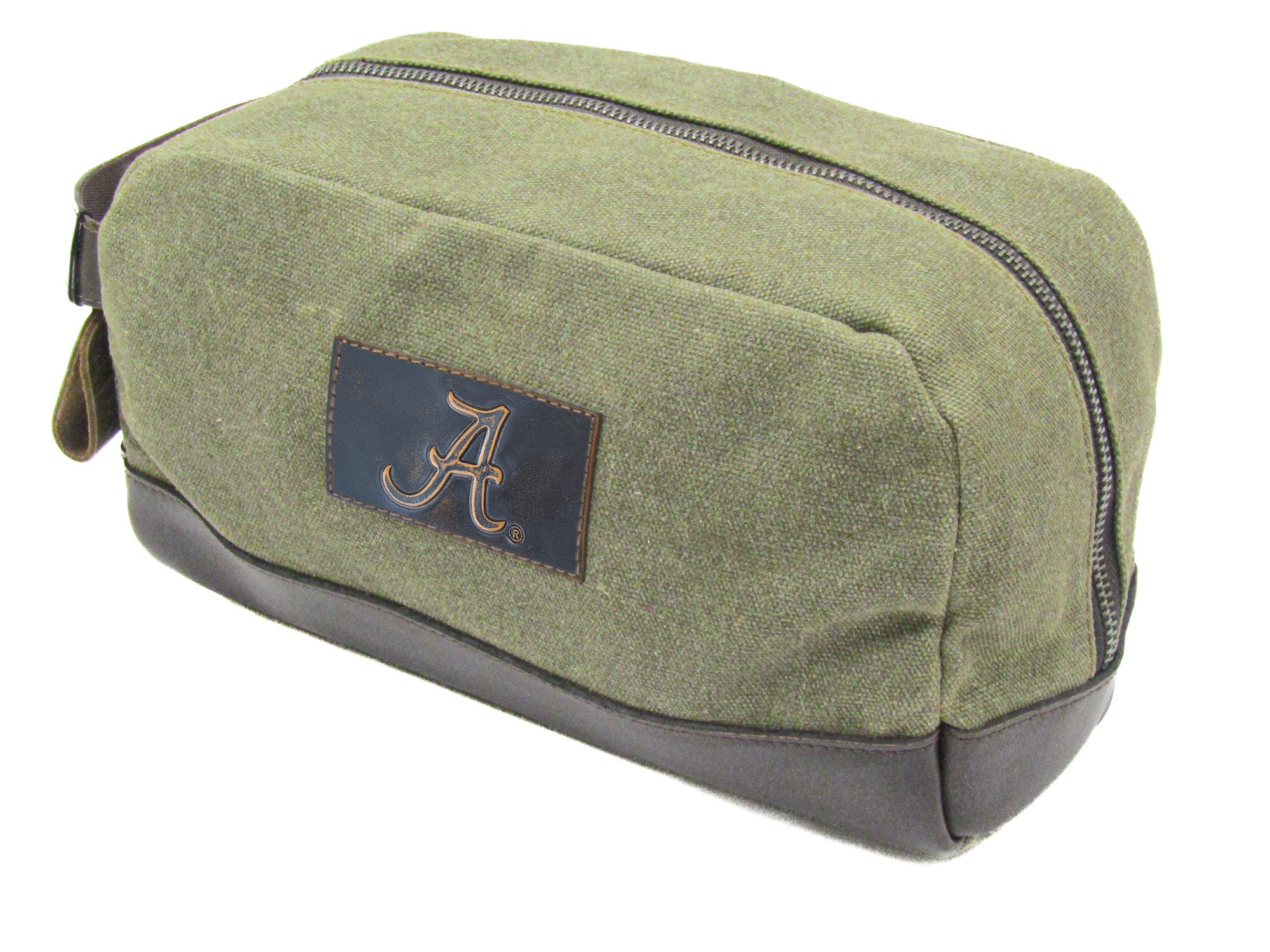 Alabama Crimson Tide Waxed Canvas Toiletry Dopp Bag