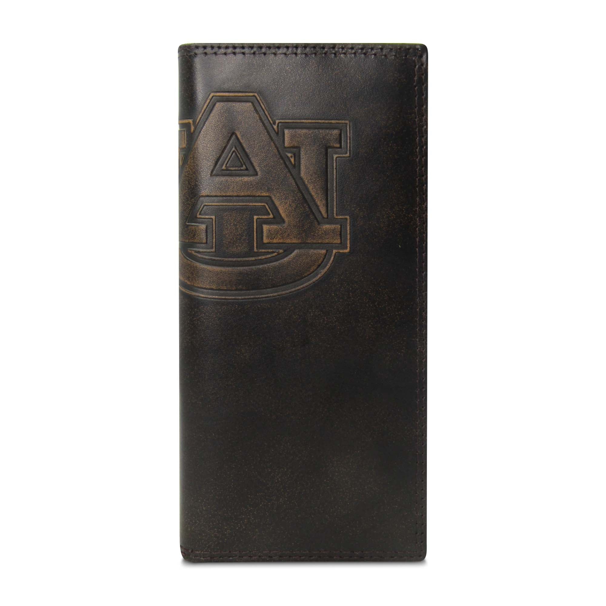 Auburn Tigers Burnished Leather Secretary Wallet