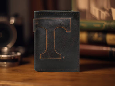 Tennessee Vols Burnished Leather Trifold Wallet