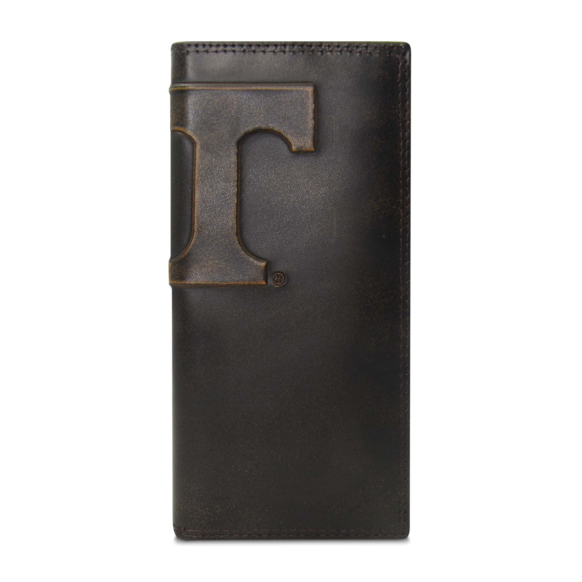 Tennessee Vols Burnished Leather Secretary Wallet