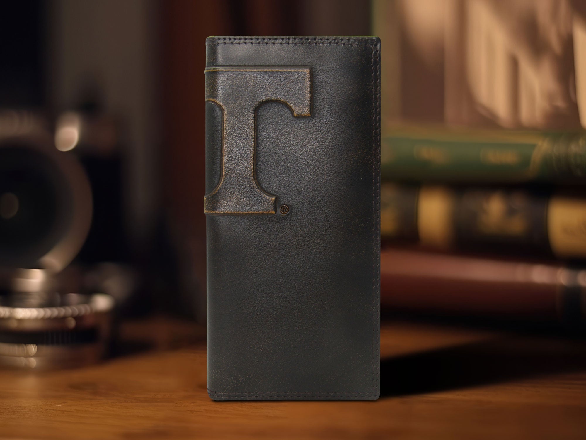 Tennessee Vols Burnished Leather Secretary Wallet