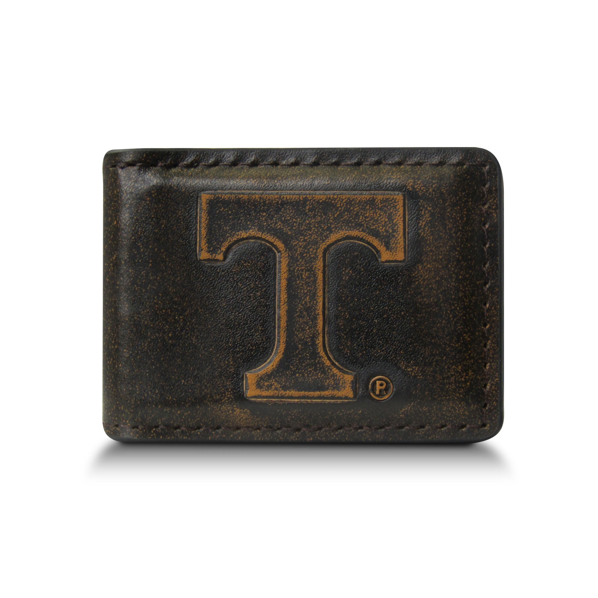 Tennessee Vols Burnished Leather Money Clip