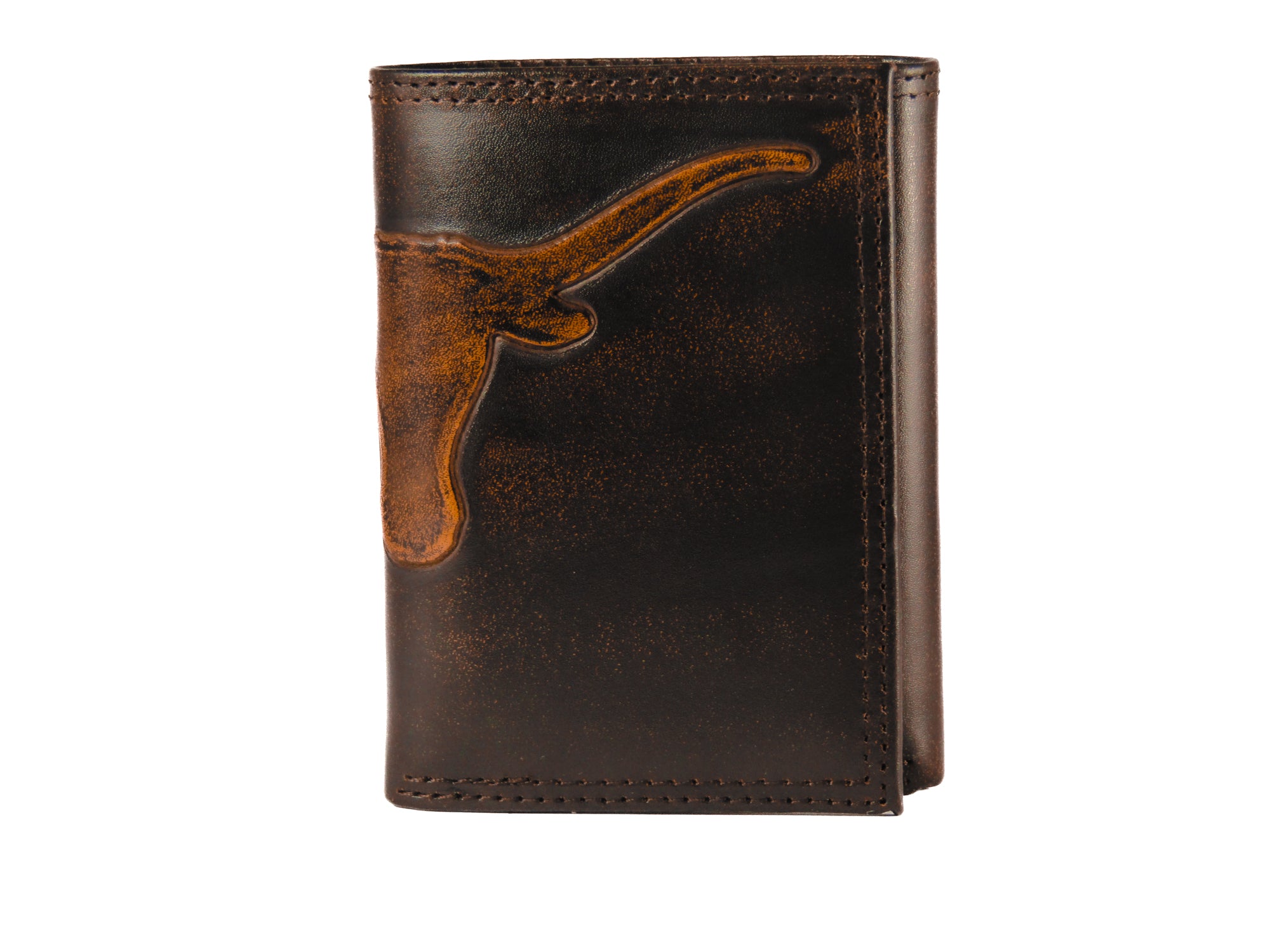 Texas Longhorns Burnished Leather Trifold Wallet – Zep-Pro Shop
