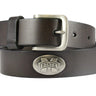 Mississippi State Bulldogs Brown Leather Metal Concho Belt