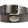 Auburn Tigers Brown Leather Metal Concho Belt