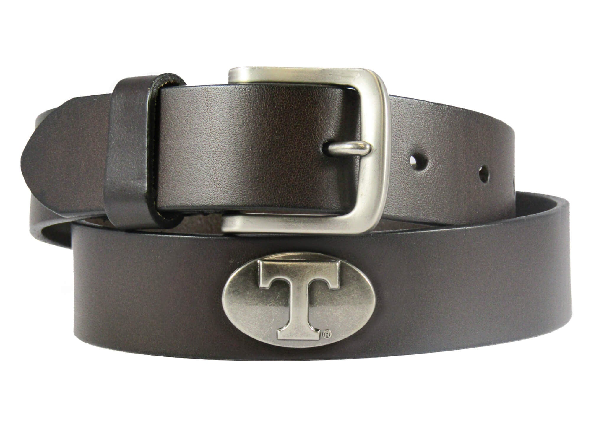 Tennessee Vols  Brown Leather Metal Concho Belt
