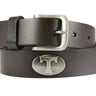 Tennessee Vols  Brown Leather Metal Concho Belt