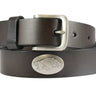 Arkansas Razorbacks Brown Leather Metal Concho Belt