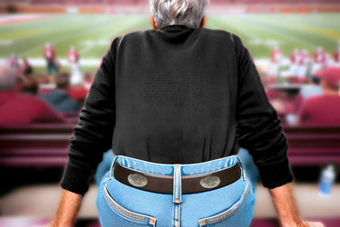 USC Gamecocks Crimson Tide Brown Leather Metal Concho Belt Fan