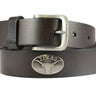 Texas Longhorns Brown Leather Metal Concho Belt