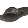 FSU Seminoles Brown Flip Flop with Metal Concho Logo