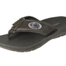 FSU Seminoles Brown Flip Flop with Metal Concho Logo