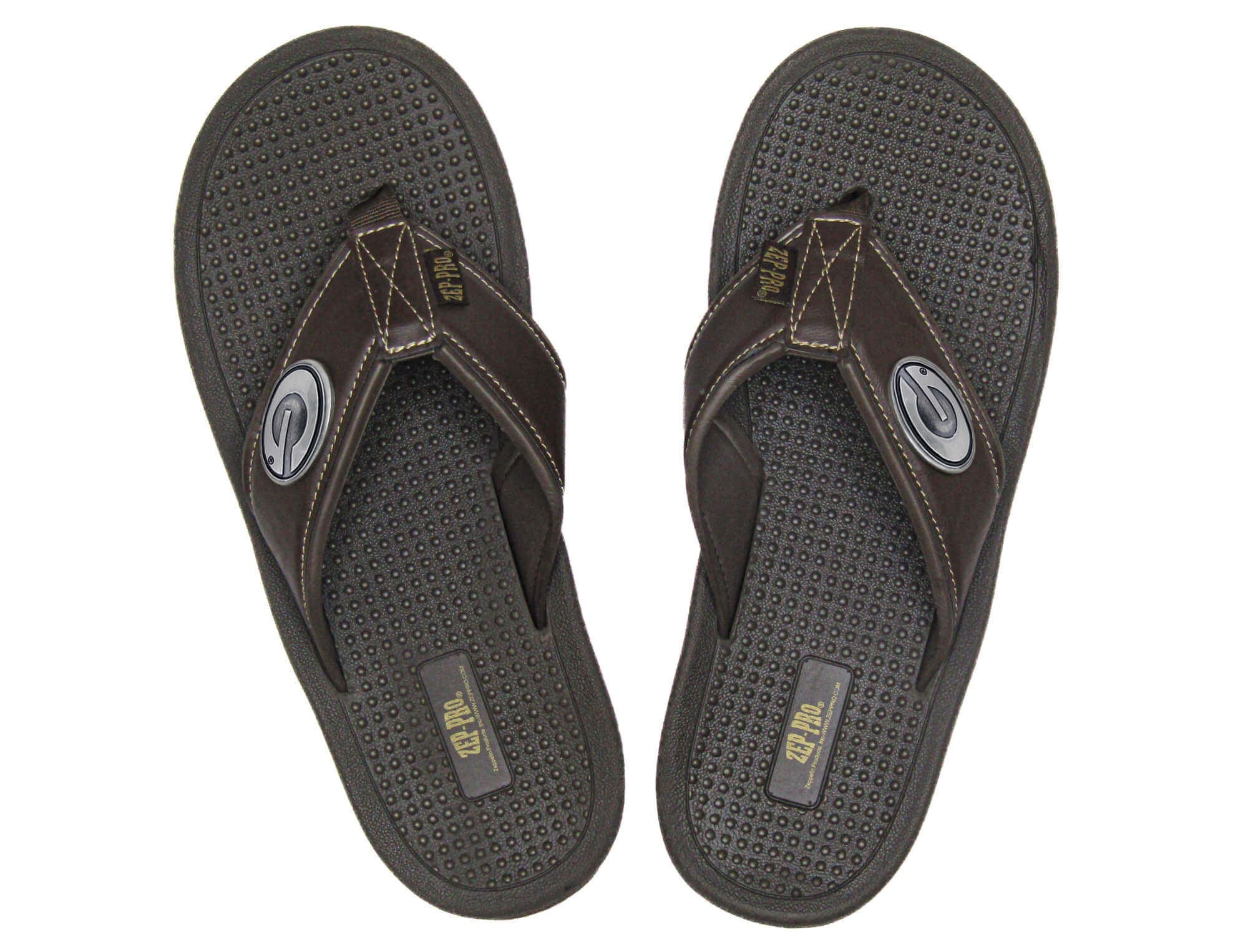 Georgia Bulldogs Brown Flip Flop Pair