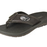Texas Longhorns Brown Flip Flop with Metal Concho Logo