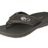 Texas Longhorns Brown Flip Flop with Metal Concho Logo