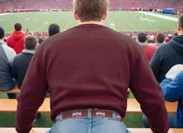 Mississippi State Bulldogs Woven Ribbon Belt Stadium Fan