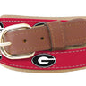 Georgia Bulldogs Woven Ribbon Belt