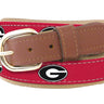 Georgia Bulldogs Woven Ribbon Belt