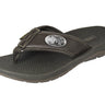 Mississippi State Bulldogs Brown Flip Flop with Metal Concho Logo