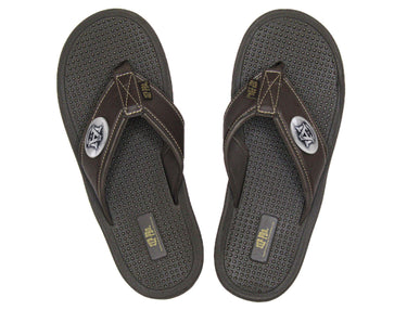 Auburn Tigers Brown Flip Flop Pair