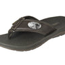 Tennessee Vols Brown Flip Flop with Metal Concho Logo