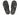 Texas Longhorns Brown Flip Flop Pair