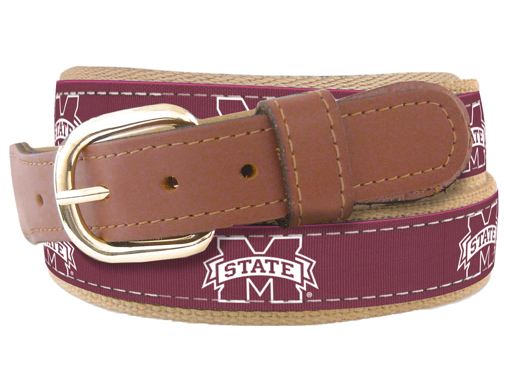 Mississippi State Bulldogs Woven Ribbon Belt