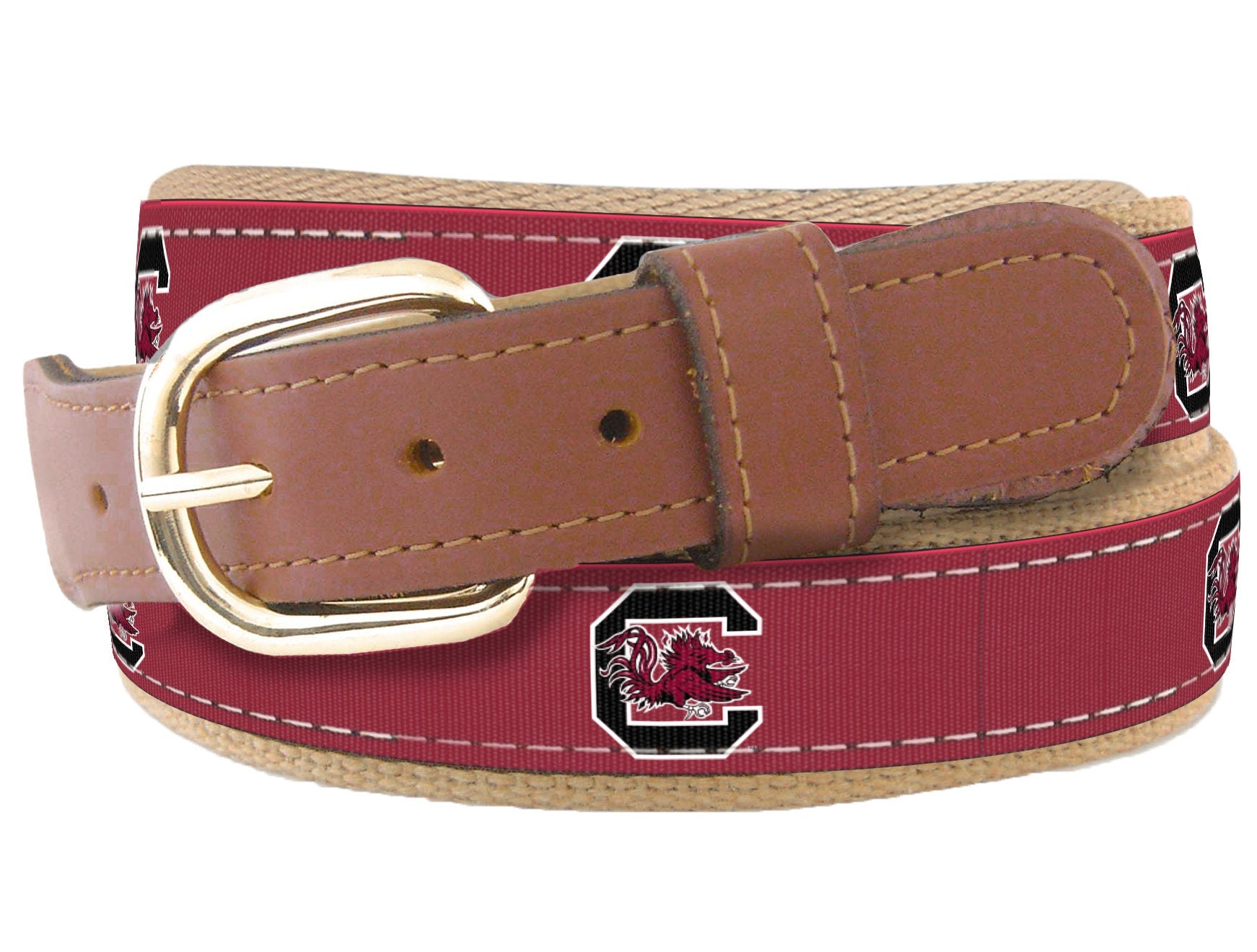 USC Gamecocks Woven Ribbon Belt