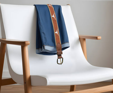 Texas Longhorns Woven Ribbon Belt Chair
