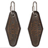 Mississippi State Bulldogs Vintage Burnished Leather Key Fob