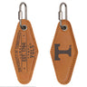 Tennessee Vols Vintage Tan Leather Key Fob