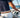 Embroidered Redfish Leather Belt Buff Boat
